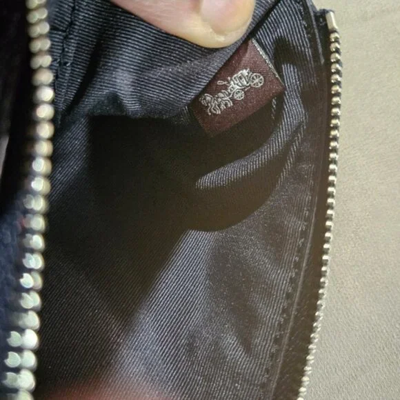 NWOT Coach Star Glitter Blue Wristlet - Picture 3 of 3